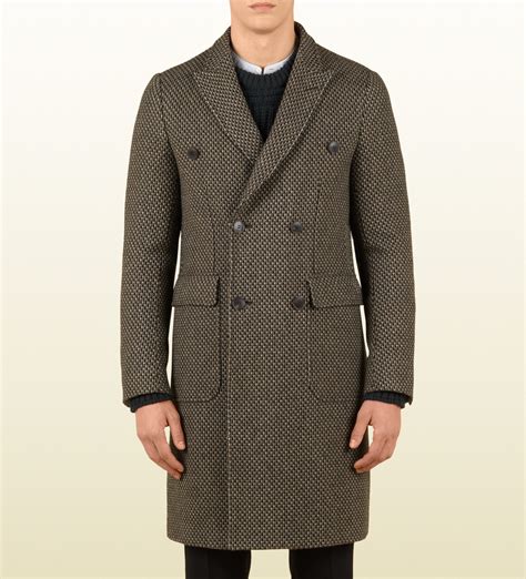 gucci men's coat|men's Gucci overcoat.